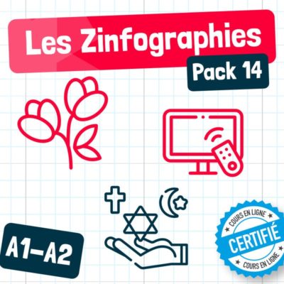 infographies télévision religion fleur