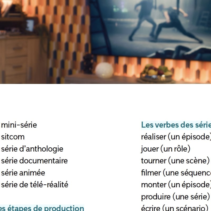fiche conversation séries fle